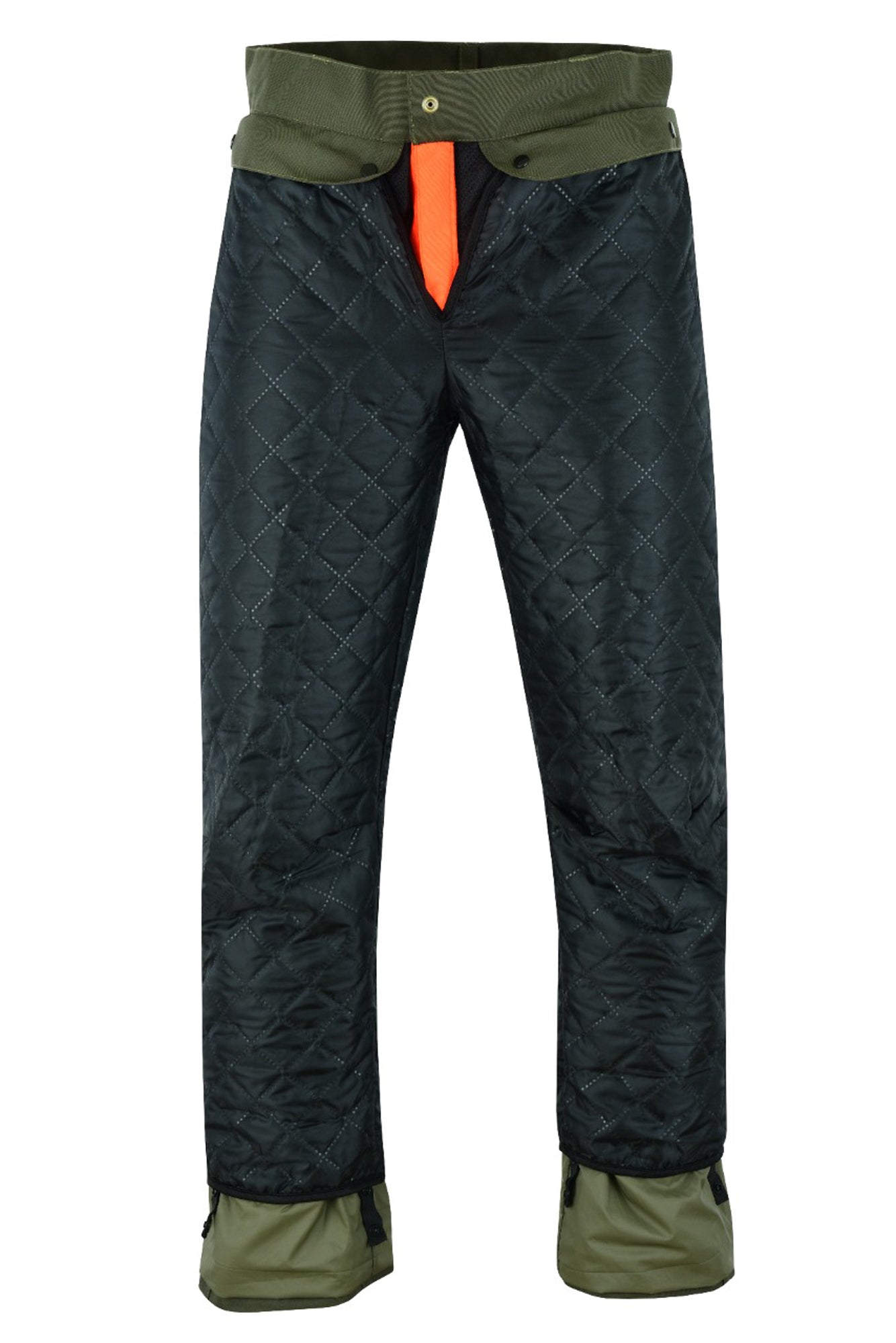 Pantalone da caccia KONUSTEX MAXGAME 2.0 impermeabile con imbottitura rimovibile verde arancione  OnTheRoad.shop - KONUSTEX