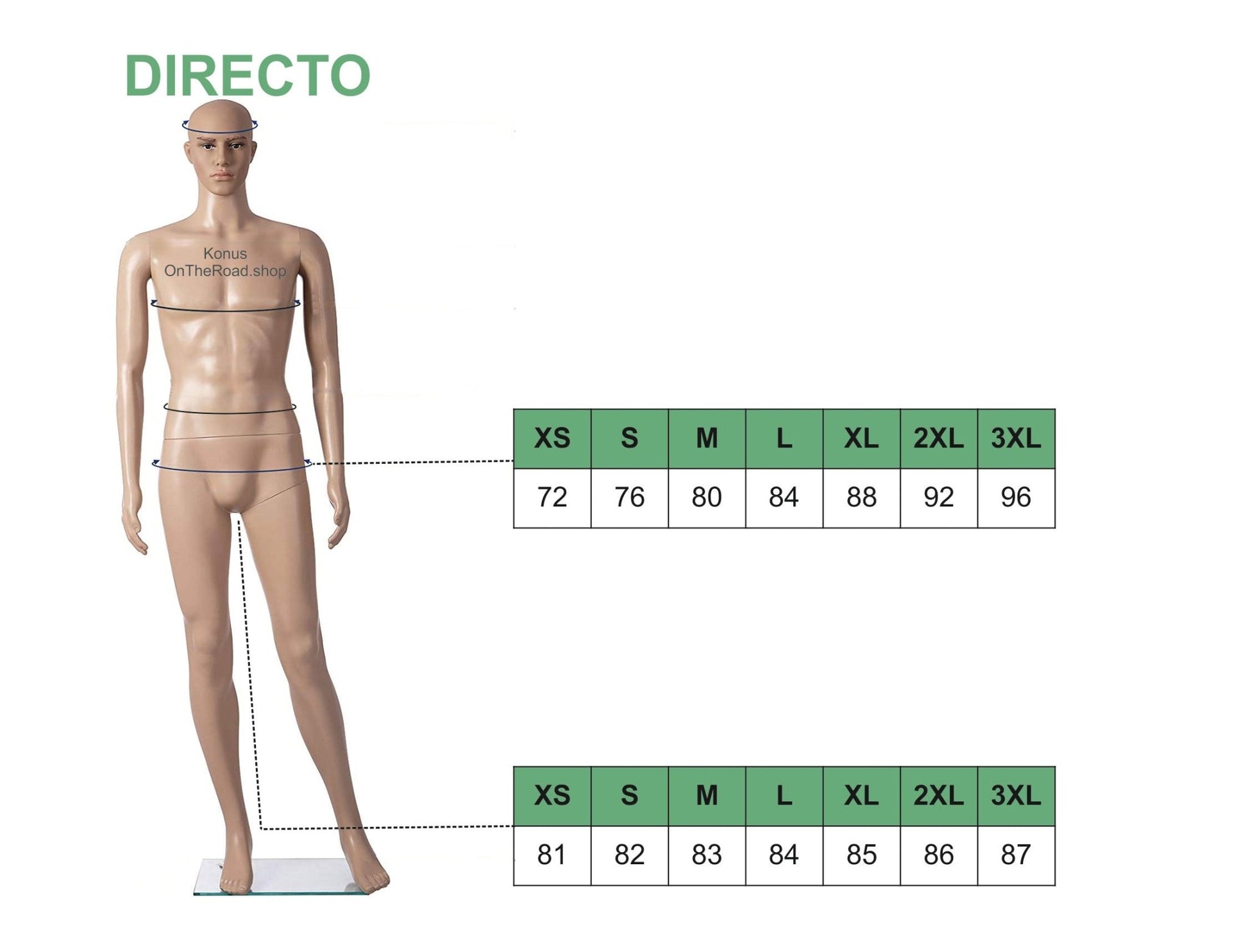Pantalone estivo da caccia KONUSTEX DIRECTO GREEN verde #279 - OnTheRoad.shop - KONUSTEX