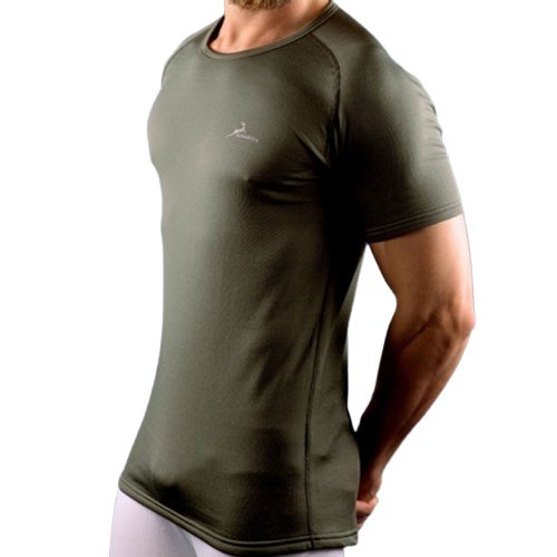 T-shirt maglia caccia outdoor KONUSTEX EVIDEX-20 uomo Polipropilene verde/nera - OnTheRoad.shop - KONUSTEX