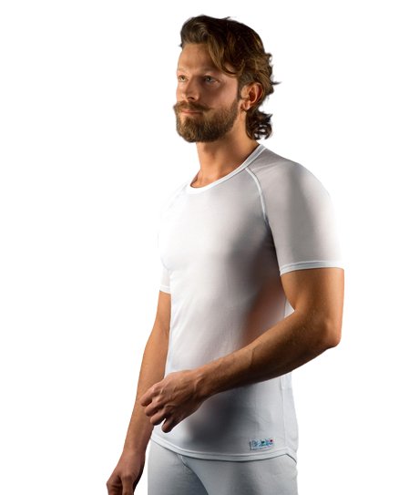 T-shirt maglia caccia outdoor KONUSTEX K-FLEX 20 uomo sportiva rete Polipropilene Bianco - OnTheRoad.shop - KONUSTEX