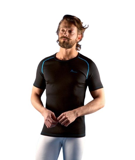 T-shirt maglia caccia outdoor KONUSTEX K-FREE 21 uomo sportiva Polipropilene Nero - OnTheRoad.shop - KONUSTEX