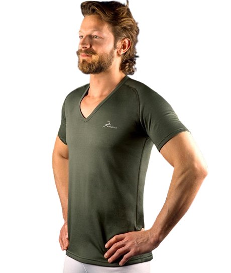 T-shirt maglia caccia outdoor KONUSTEX PROGAME-25 uomo Polipropilene verde - OnTheRoad.shop - KONUSTEX