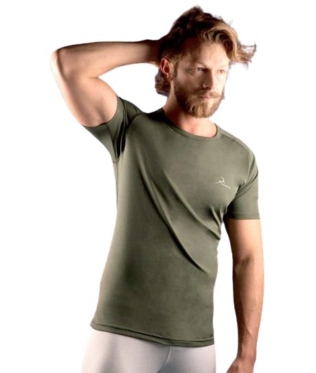 T-shirt maglia caccia outdoor KONUSTEX VIVRE-20 uomo Polipropilene verde - OnTheRoad.shop - KONUSTEX